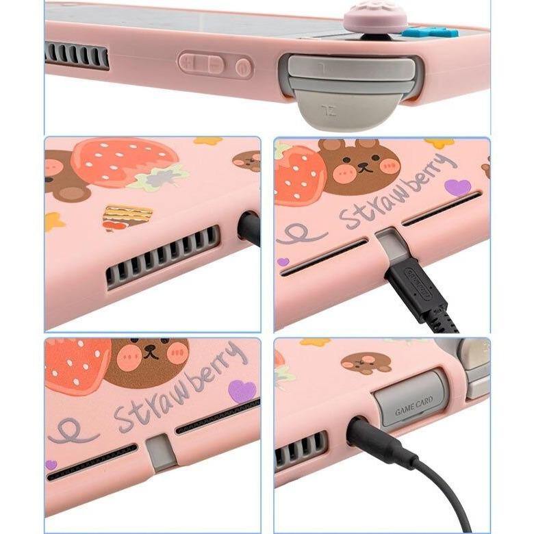 Kawaii Nintendo Switch Lite Case Cute Switch Lite Case Custom Switch Lite  Case Pink Purple Switch Case Nintendo Switch Lite Skin 